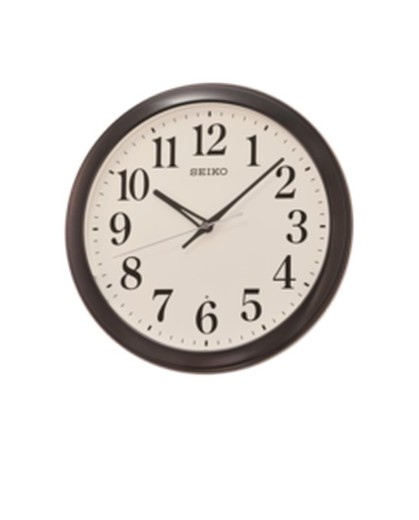 Seiko Clocks QXA776K Schwarze Wanduhr