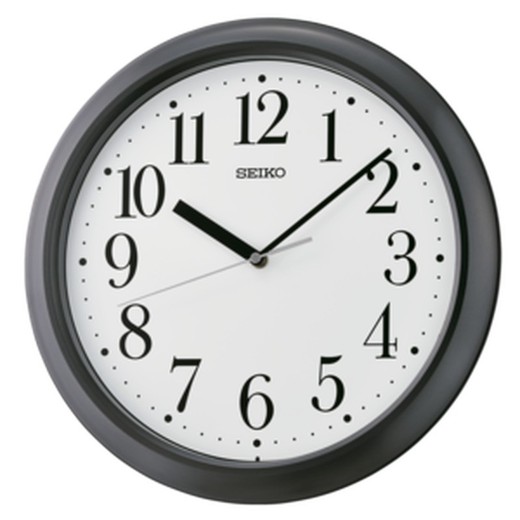 Relógio de parede cinza Seiko Clocks QXA787K