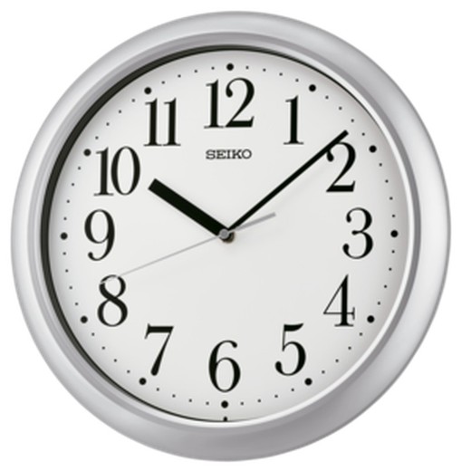 Relógio de parede cinza Seiko Clocks QXA787S