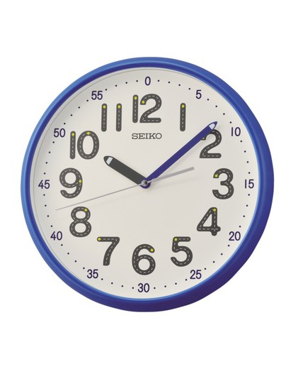 Zegary Seiko QXA793L Niebieski zegar ścienny