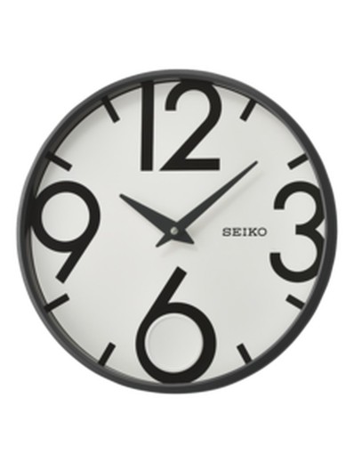 Ρολόγια Seiko QXC239K Μαύρο Ρολόι Τοίχου