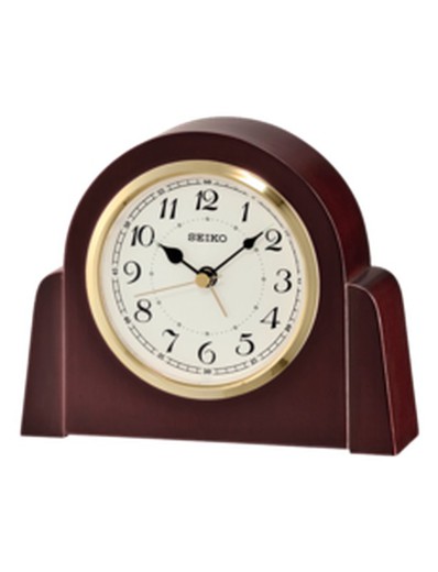 Seiko Clocks QXE044B Braune Desktop-Uhr