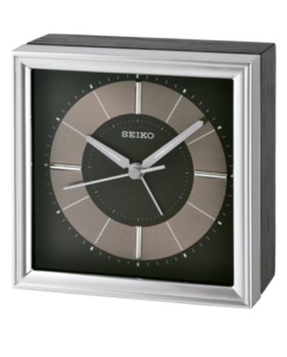 Seiko Clocks QXE061S Silberne Wanduhr