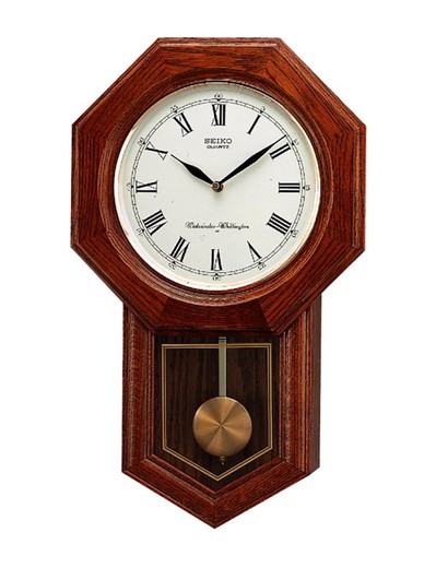 Rellotge Seiko Clocks QXH102B Paret Carrillon Marró