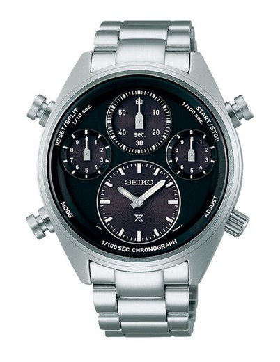 Montre Homme Seiko SFJ003P1 Prospex Speedtimer Chrono Solaire Acier