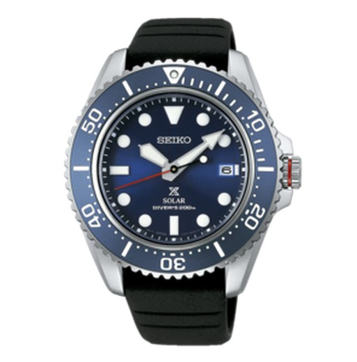 Reloj Seiko Hombre SNE593P1 Prospex Diver's Solar Sport Negro