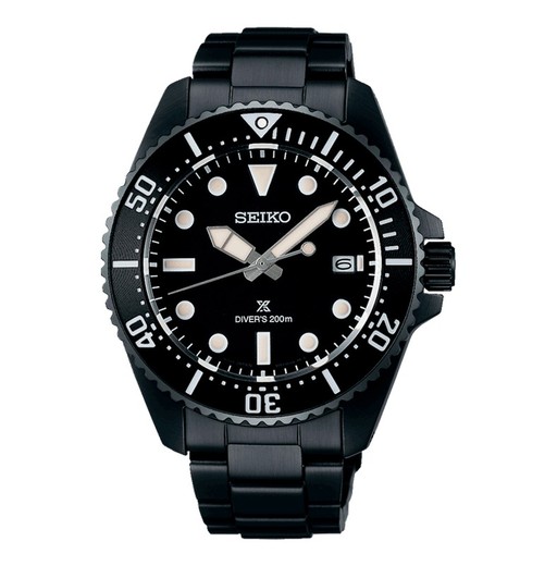 Reloj Seiko Hombre SNE599P1 5 Sport SKX Solar Negro