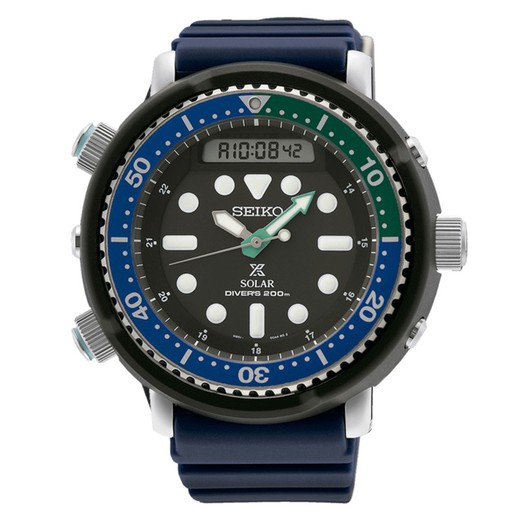 Seiko Men's Watch SNJ039P1 Solar Blue