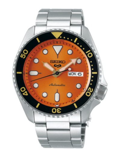 Relógio masculino Seiko SRPD59K1 5 esportes automáticos esportivos de aço