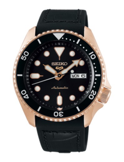 Seiko Men's Watch SRPD76K1 5 Sports Automatic Specialist Μαύρο