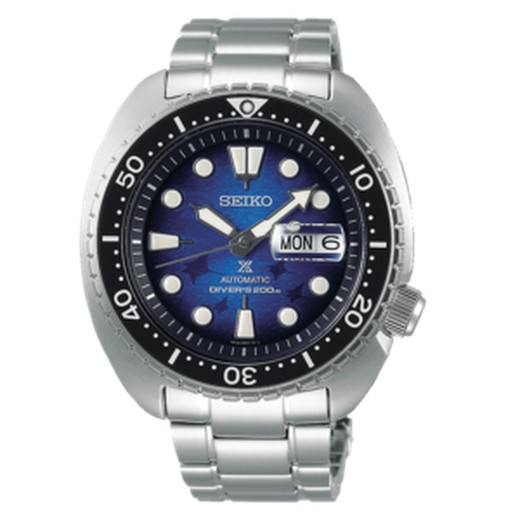 Relógio masculino Seiko SRPE39K1 Prospex SaveTheOcean K. Turtle Manta Ray