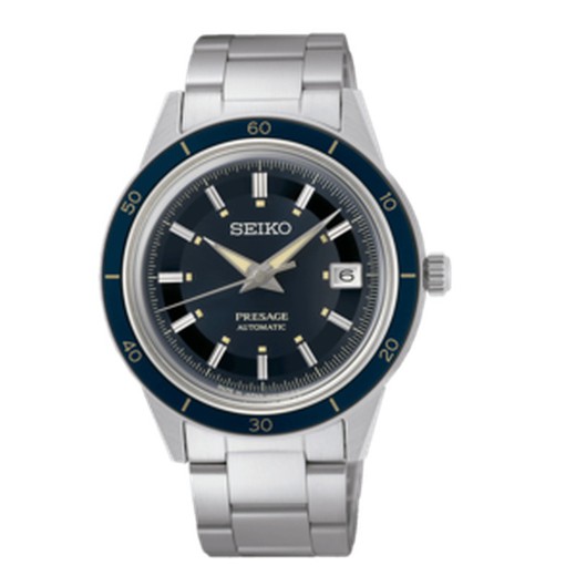 Reloj Seiko Hombre SRPG05J1 Presage Style 60' Automático Azul Oscuro