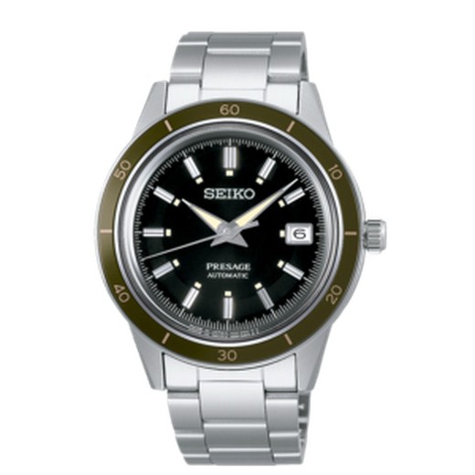 Ανδρικό ρολόι Seiko SRPG07J1 Presage Style 60 'Automatic Olive Green