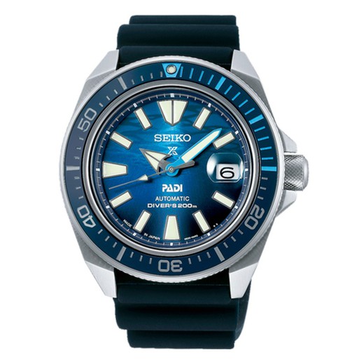 Rellotge Seiko Home SRPJ93K1 Automàtic Silicona Blau