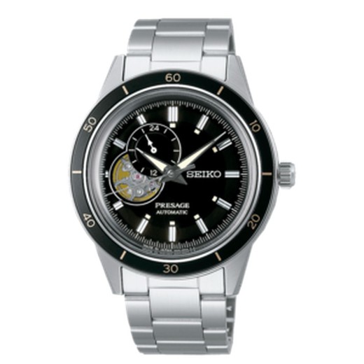Ανδρικό ρολόι Seiko SSA425J1 Presage Style 60's Skeleton Black