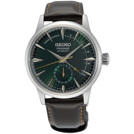 Reloj Seiko Hombre SSA459J1 Presage Cocktail Piel Marrón