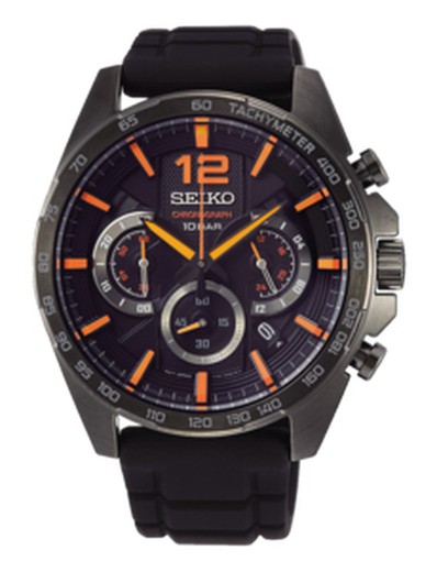 Reloj Seiko Hombre SSB351P1 Neo Sport Cuarzo Crono IP Negro