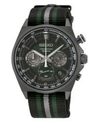 Seiko herenhorloge SSB411P1 Neo Sports Quartz chrono nylon band