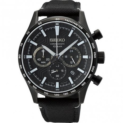 Ανδρικό ρολόι Seiko SSB417P1 Neo Sports Nylon Black