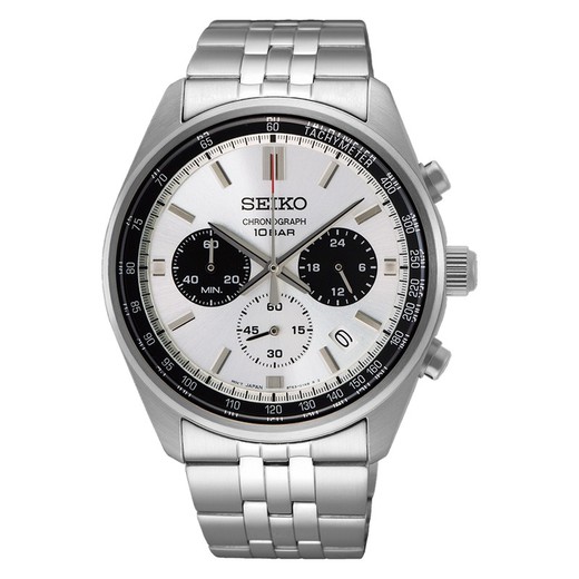 Relógio masculino Seiko SSB425P1 esportivo em aço