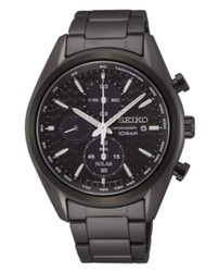 Reloj Seiko Hombre SSC773P1 Macchina Sportiva Crono IP Negro