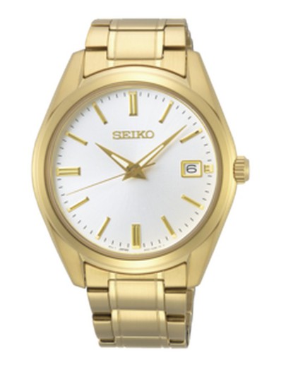 Reloj Seiko Hombre SUR314P1 Neo Classic Cuarzo Cristal Zafiro Dorado