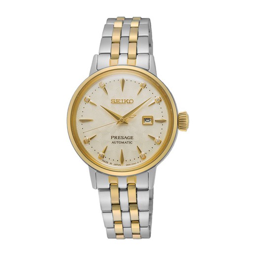 Reloj Seiko Mujer SRE010J1 Acero Bicolor Dorado Automático