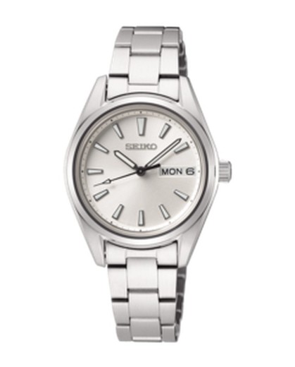 Relógio feminino Seiko SUR349P1 Neo Classic Sapphire calendário duplo