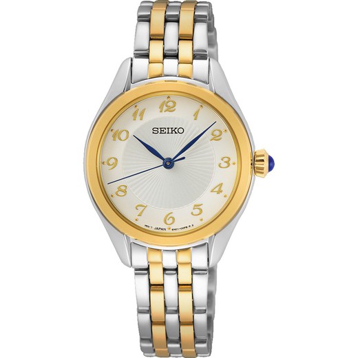 Reloj Seiko Mujer SUR380P1 Acero Bicolor Dorado