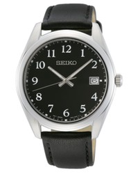 Seiko γυναικείο ρολόι SUR461P1 Neo Classic μαύρα αραβικά αριθμητικά