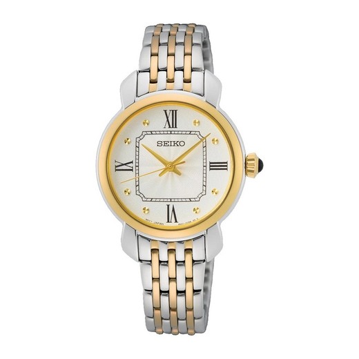 Reloj Seiko Mujer SUR498P1 Acero Bicolor Dorado