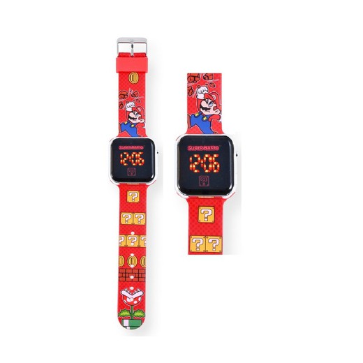 Reloj Super Mario Infantil GSM4107 Sport Rojo