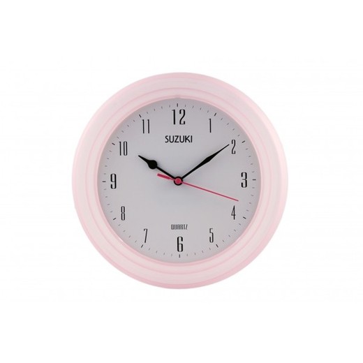 Reloj Suzuki De Pared CT-172F-P Rosa