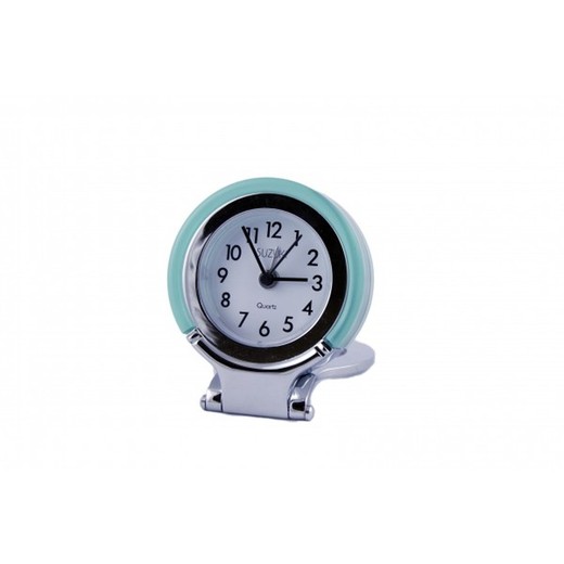 Reloj Suzuki Despertador 5610-R Turquesa Bicolor Plata