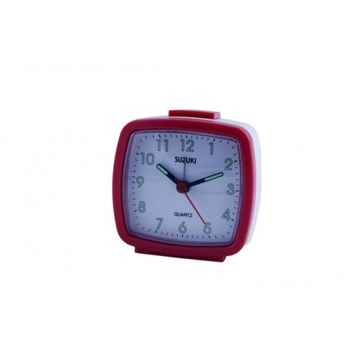 Reloj Suzuki Despertador CS-261-P Rojo