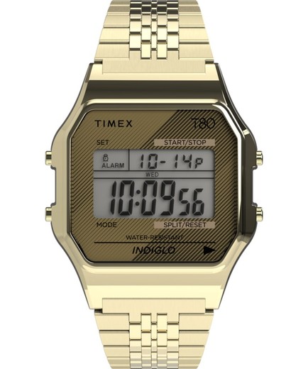 Reloj Timex Hombre TW2R79200 Dorado T80