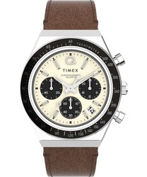 Reloj Timex Hombre TW2V42800 Piel Marrón Q