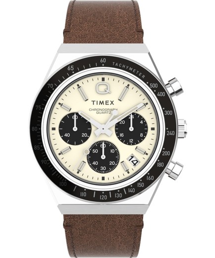 Reloj Timex Hombre TW2V42800 Piel Marrón Q