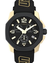 Reloj Timex UFC Hombre TW2V58500 Dorado Sport Negro