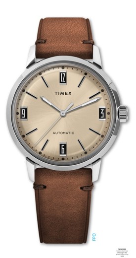 Reloj Timex Hombre TW2W59300 Piel Marrón Marlin