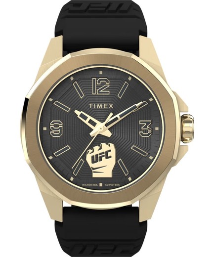 Reloj Timex UFC Hombre TW2W73600 Dorado Sport Negro