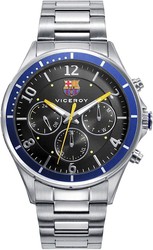 Relógio masculino Viceroy FC Barcelona 471287-55 preto esportivo