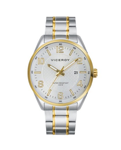 Relógio masculino Viceroy 401015-85 Gold Steel