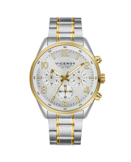 Reloj Viceroy Hombre 401017-05 Acero Dorado