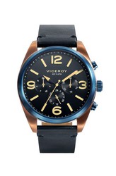 Viceroy Herrenuhr 401119-54 Blaues Leder