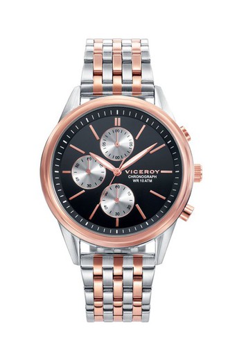 Montre Homme Viceroy 401123-57 Bicolore Rose