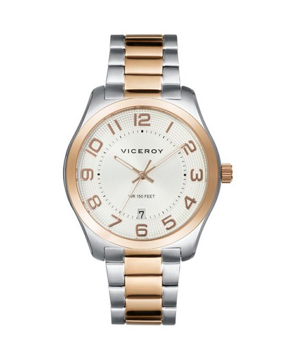 Relógio masculino Viceroy 401173-05 Pink Steel