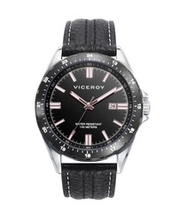 Viceroy herenhorloge 401297-53 zwart leer