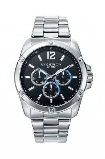 Viceroy Men's Watch 40491-55 Steel Sportif