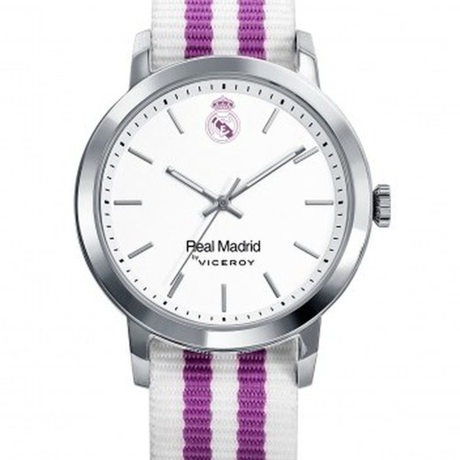 Reloj Viceroy Hombre 40969-79 Real Madrid Nylon Blanco